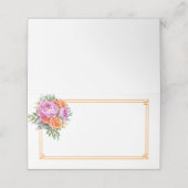 Carte De Placement Folded Name Place Card (Extérieur déplié)