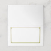 Carte De Placement Folded Name Place Card (Extérieur déplié)