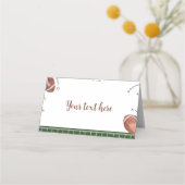 Carte De Placement Football Anniversaire Carte Place (Devant)