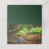 Carte De Placement Forest Creek Belle nature Paysage Photo (Extérieur déplié)