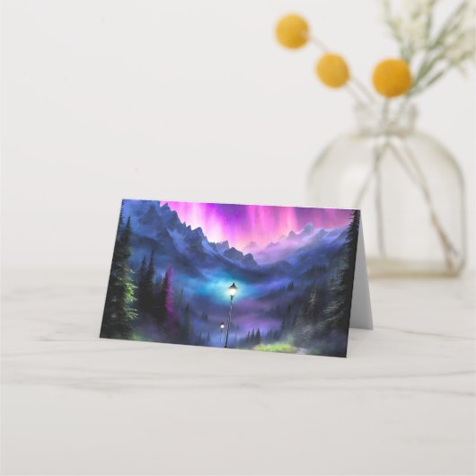 Carte De Placement Forêt enchantée (Dos)