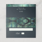 Carte De Placement Forêt enchantée Magique Fée Mariage Carte Place (Extérieur déplié)