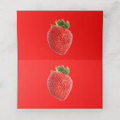 Carte De Placement Fraise d'été (Intérieur déplié)