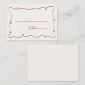 Carte De Placement Frame de gibier à main tiré Bourgogne (Devant / Derrière)