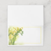 Carte De Placement Freesia Jaune (Extérieur déplié)