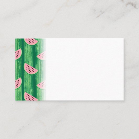 Carte De Placement Fruit de pastèque Tranches Tropical Juicy Été (Devant)