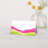 Carte De Placement Fuchsia and Lime Green Wedding (Dos)