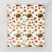 Carte De Placement Fun Friendsgiving (Intérieur déplié)