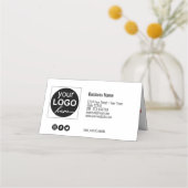 Carte De Placement Fun mignon Chien Reindeer Headband Christmas Carte (Dos)