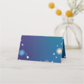Carte De Placement Galaxie du Baby shower spatial (Dos)