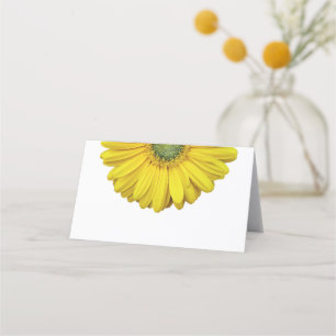 Carte De Placement Gerber jaune Gerbera Mariage de marguerite