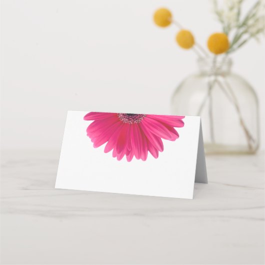 Carte De Placement Gerber rose Gerbera Daisy Mariage (Dos)