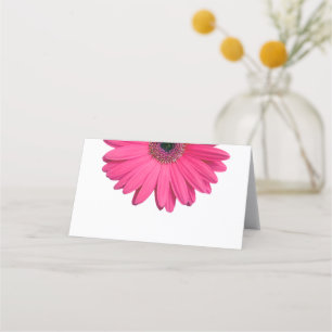 Carte De Placement Gerber rose Gerbera Daisy Mariage