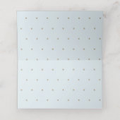 Carte De Placement Gold Star & Blue Cloud Baby shower Blank (Intérieur déplié)