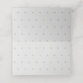 Carte De Placement Gold Star & Grey Cloud Baby shower (Intérieur déplié)