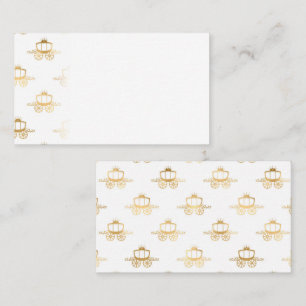 Carte De Placement Golden Coaches Cendrillon Princess
