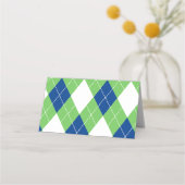 Carte De Placement Golf Theme Buffet nourriture Tente Étiquettes (Dos)