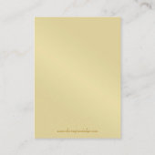 Carte De Placement Grand Duchess Gold Metal Soll Table Placecard (Dos)