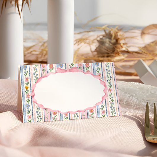 Carte De Placement Grandmillennial Floral Place Card