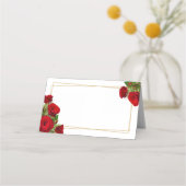 Carte De Placement Graphiques de disposition de réception floraux éca (Dos)