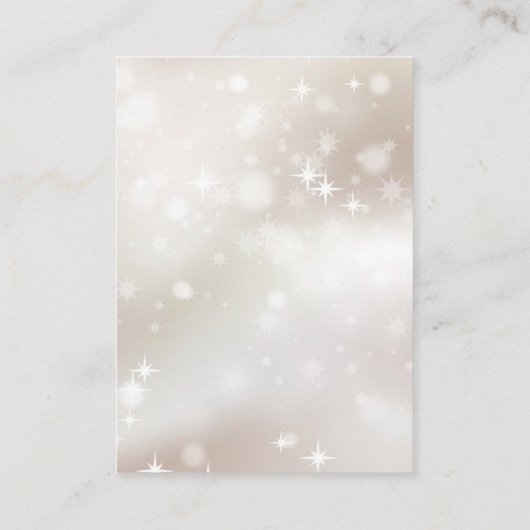 Carte De Placement Gray Pensez à moi Célébration de la vie bougie (Dos)