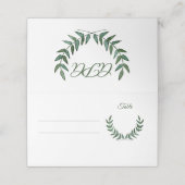 Carte De Placement Green Branches Place Cards (Extérieur déplié)