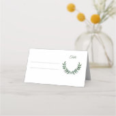 Carte De Placement Green Branches Place Cards (Devant)