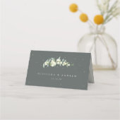 Carte De Placement Grey Green Snowberry+Eucalyptus Mariage (Dos)