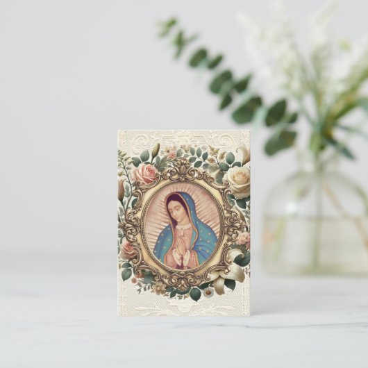Carte De Placement Guadalupe Vierge Marie (Debout devant)