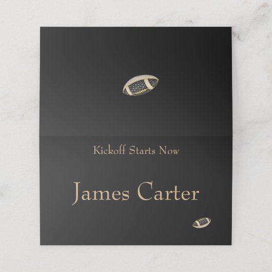 Carte De Placement Guest Table Sign (Extérieur déplié)