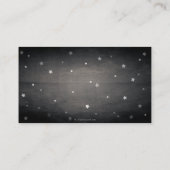 Carte De Placement Halloween Étoiles Vintage Délavées (Dos)