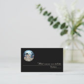 Carte De Placement Hallowen Gothic Skuls Tarot Le Mariage des amoureu (Debout devant)