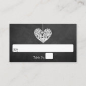Carte De Placement Hanging Heart Tree Chalkboard Mariage Collection (Devant)