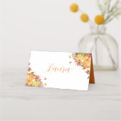 Carte De Placement Happy Thanksgiving (Dos)