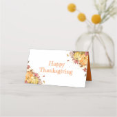 Carte De Placement Happy Thanksgiving (Devant)