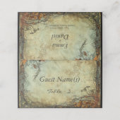 Carte De Placement Hobbiton Haven Mariage (Extérieur déplié)