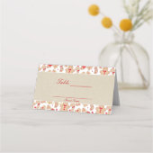 Carte De Placement Homme en pain d'épice Biscuits cuits Rustique Fant (Dos)