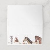 Carte De Placement Horse Fill in (Extérieur déplié)