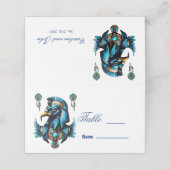 Carte De Placement Horus le dieu faucon égyptien (Extérieur déplié)