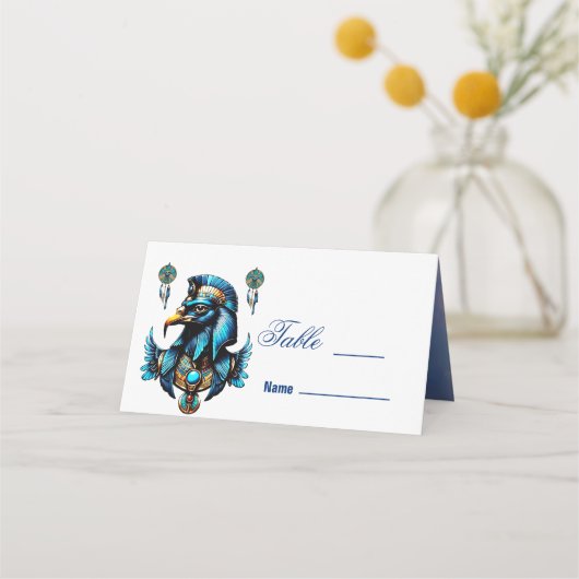 Carte De Placement Horus le dieu faucon égyptien (Devant)