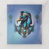 Carte De Placement Horus le dieu faucon égyptien (Intérieur déplié)