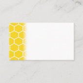 Carte De Placement Icône jaune Lignes blanches géométriques Bumblebee (Devant)