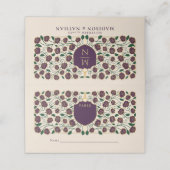 Carte De Placement Imaginaire médiéval de l'épée et du bouclier Maria (Extérieur déplié)