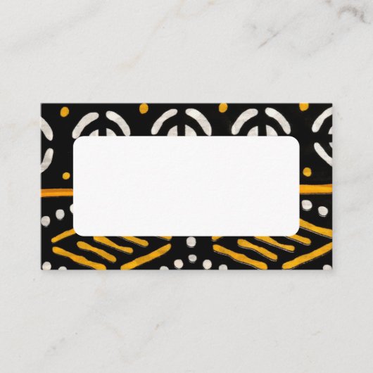 Carte De Placement Impression africaine  (Devant)