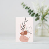 Carte De Placement Impression d'art botanique moderne, (Debout devant)