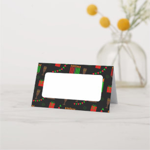 Carte De Placement Impression Kwanzaa