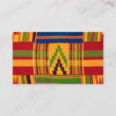 Carte De Placement Imprimé africain (Dos)