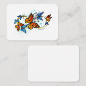 Carte De Placement Infinity of Monarch Butterflies (Devant / Derrière)