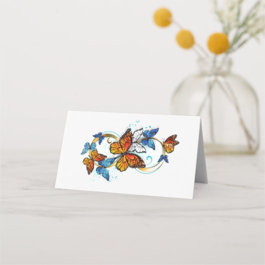 Carte De Placement Infinity of Monarch Butterflies (Devant)