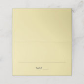 Carte De Placement Island Citrus Yellow Wedding Place Cards (Extérieur déplié)